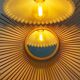 White opaline hanging lamp