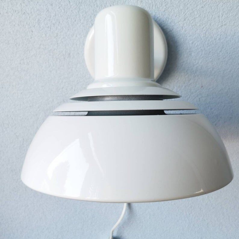 Vintage white metal applique, 1980s