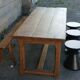 Solid oak farmhouse table