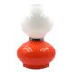 Space age red murano glass table lamp, 1970s