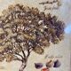 Botanical painting, fig tree of the south, XXI century