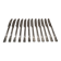 12 silver-plated dessert knives by Christofle Concorde, 19cm