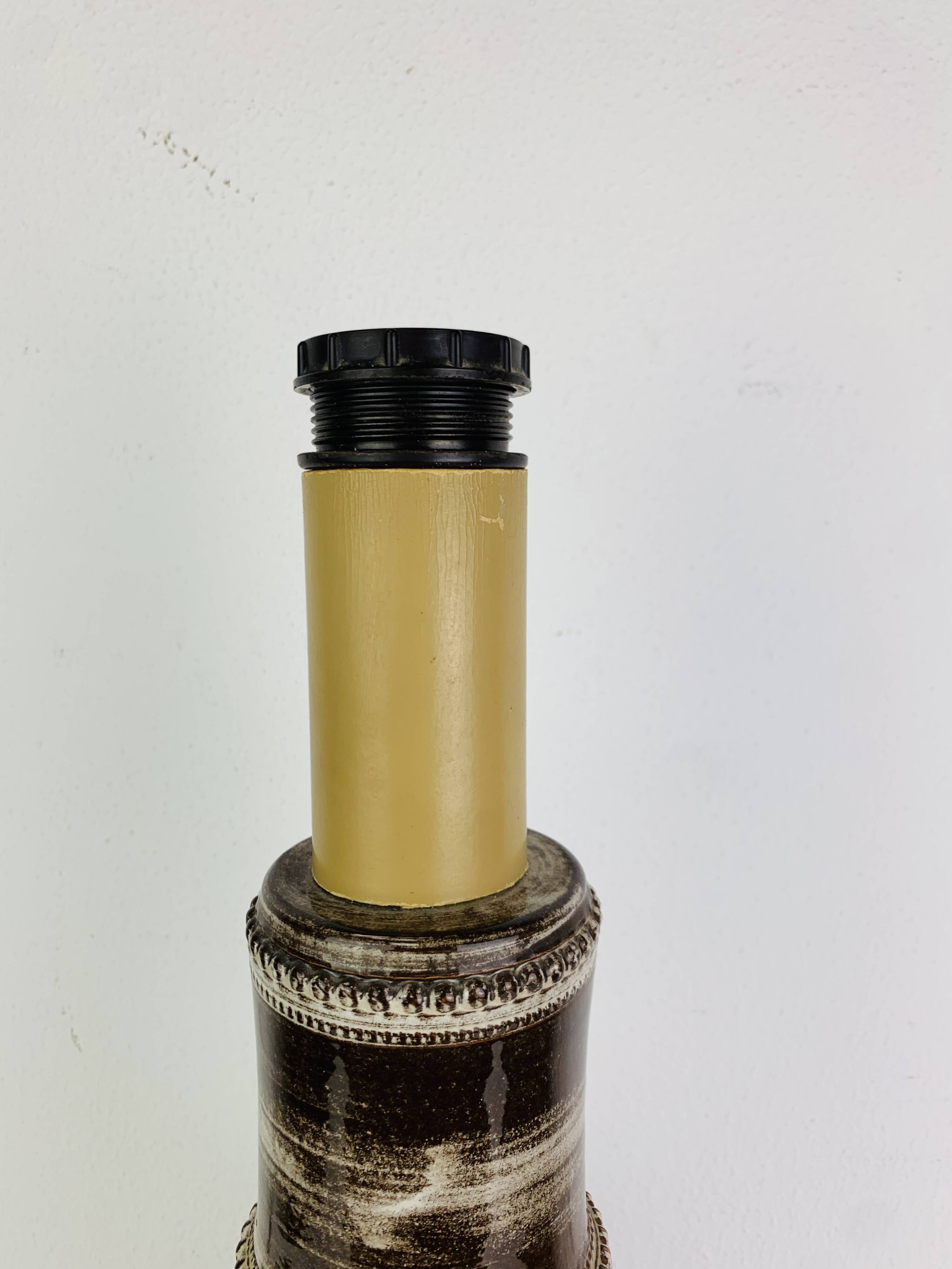 Lampe céramique Kohler Biel années 60, Suisse