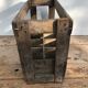 Old wooden wine rack vintage bottle holder x10