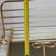 Wall coat rack in vintage gilded metal 60 cm