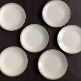 Lot 6 assiettes porcelaine Ch. Ahrenfeldt