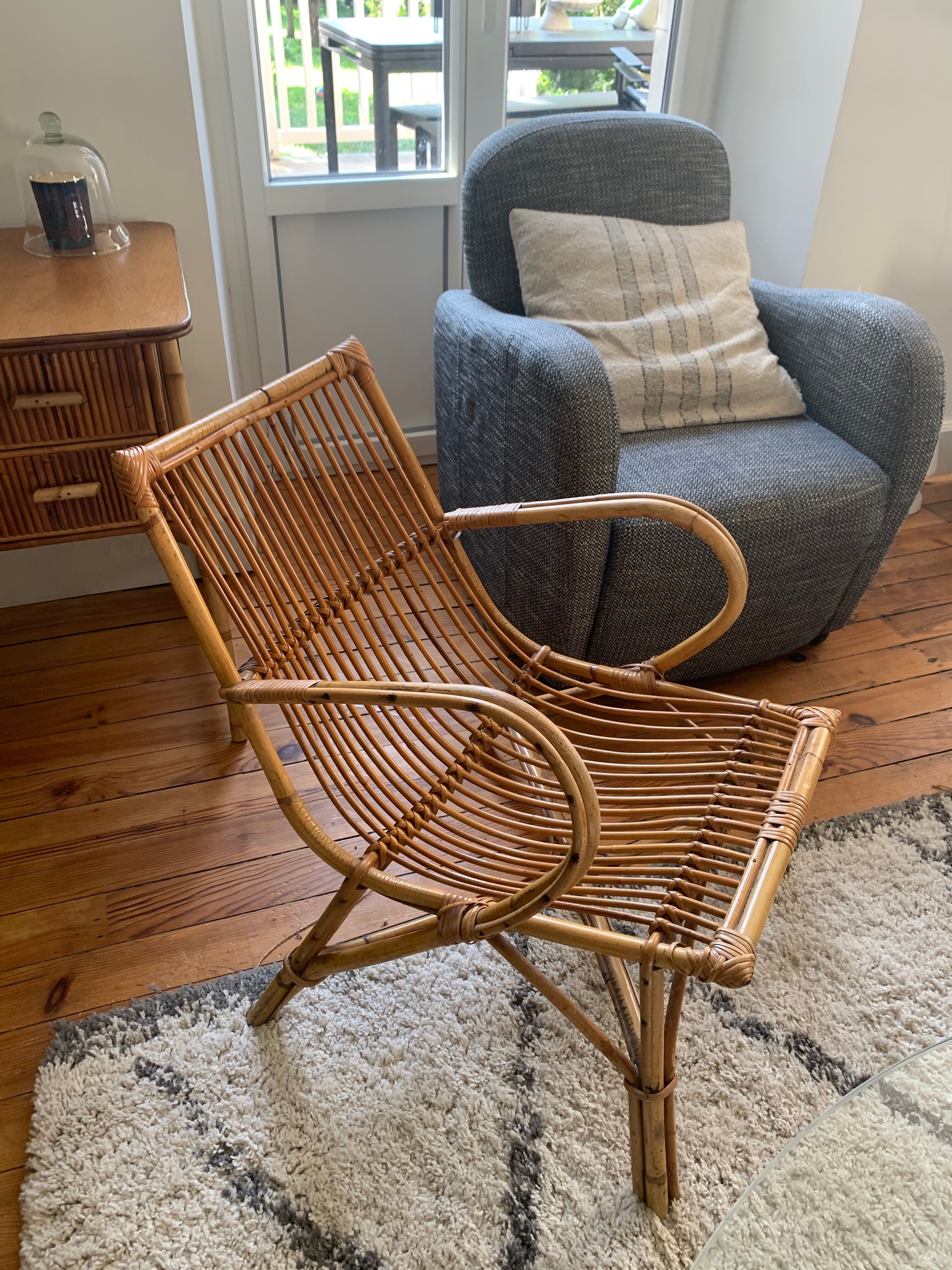 Vintage rattan chair