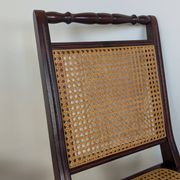 Set of 5 caned chairs