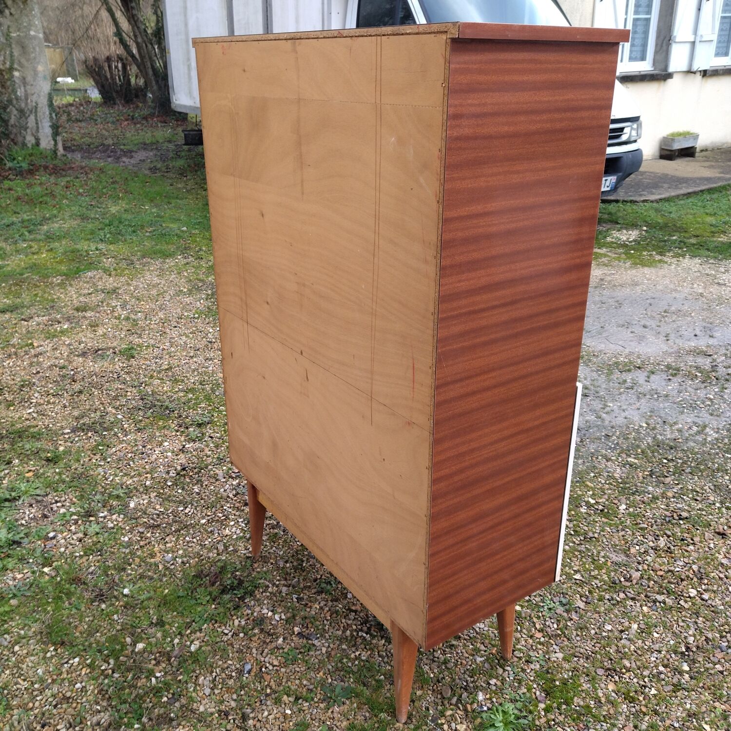 Vitrine bar années 50 formica