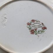 Soup plates x4, Onnaing, Guirlande model, 19th century