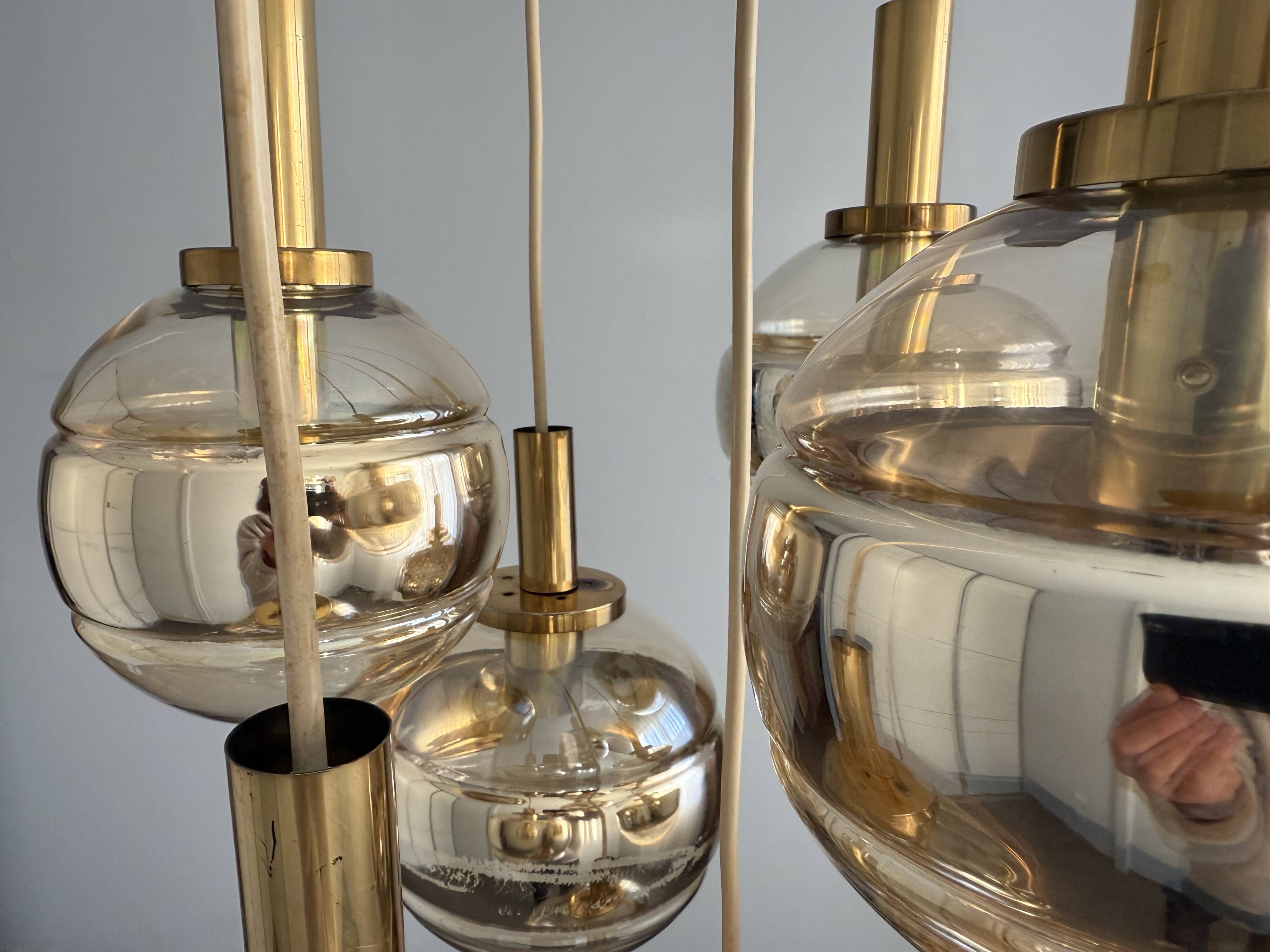 Suspensions 7 Globes Piell & Putzler 1970s