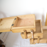 Wooden sewing worker