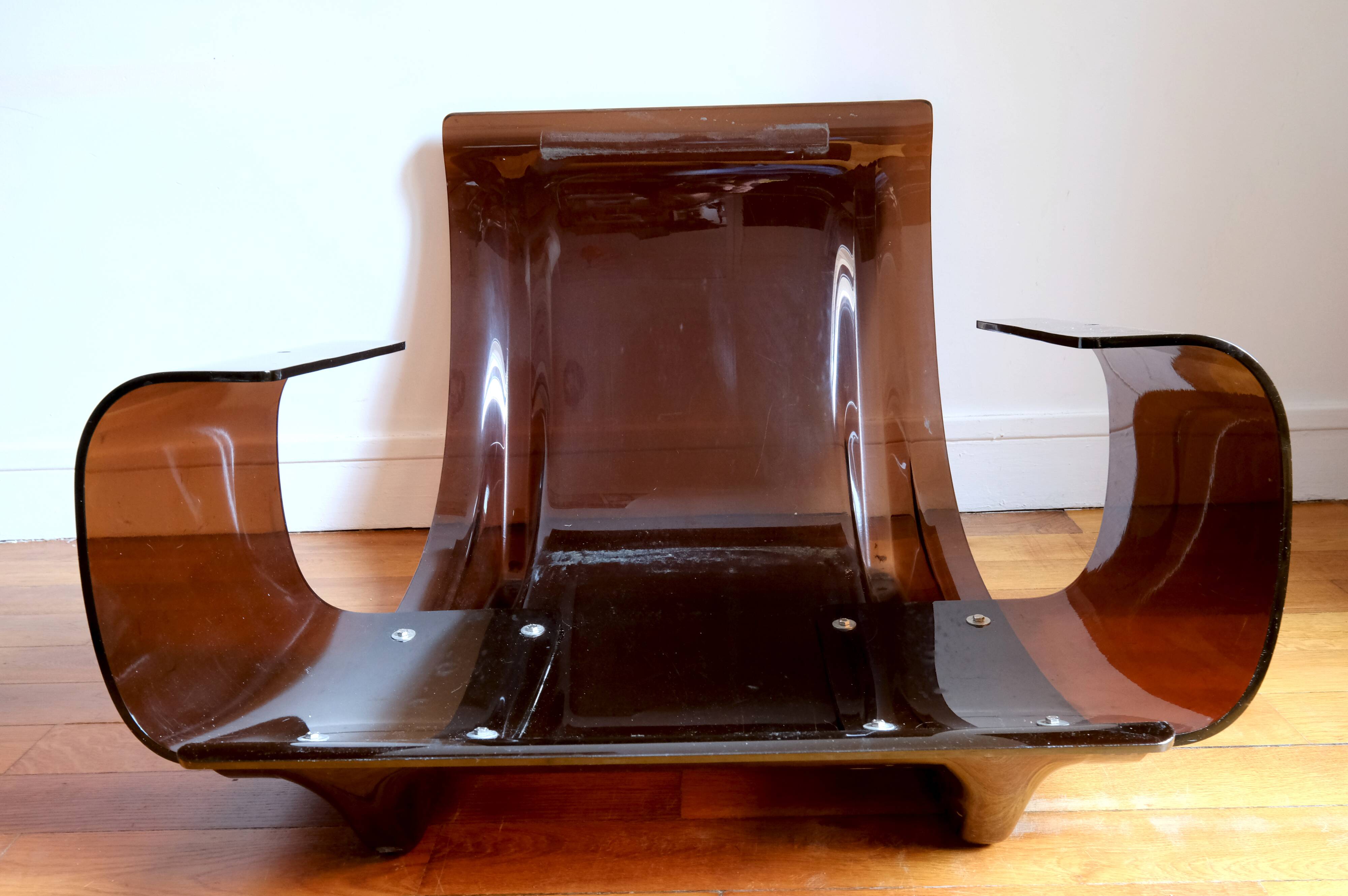 Armchair marsala Ligne Roset by Michel Ducaroy