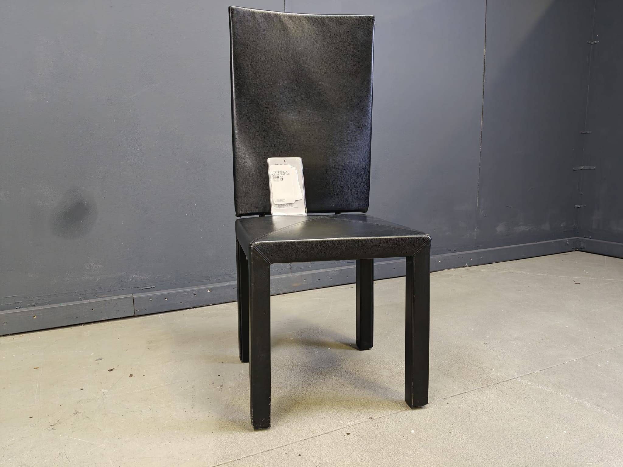 Arcalla high back dining chairs by Paolo Piva for B& B Italia set of 6
