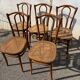 Set de 5 chaises fischel épingles