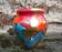 Glazed ceramic vase vintage 60s ceramics of gévaudan
