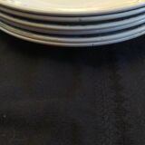 Series of 6 plates Moulin des Loups model Coopé