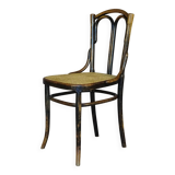 Bistrot chair, by CAMBIER-Belgium- caned, beautiful original patina-1920_