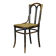 Bistrot chair, by CAMBIER-Belgium- caned, beautiful original patina-1920_