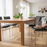 Set of 4 vintage chrome chairs / dining chairs