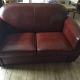Leather sofa