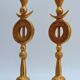 Pair of Gilded Bronze Lamp by Pierre Casenove for Fondica, France