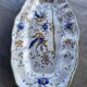 Very large decorative dish in Limoges earthenware