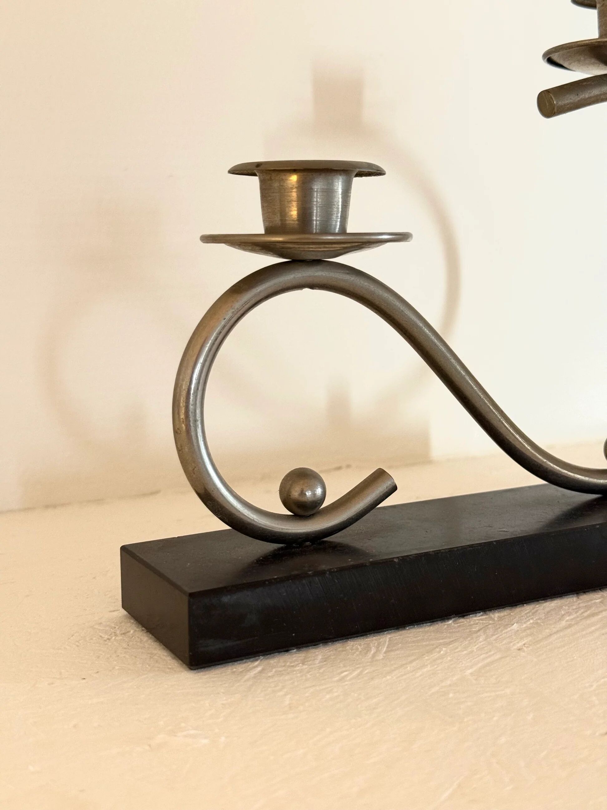 Art Deco candlestick from the 1920s