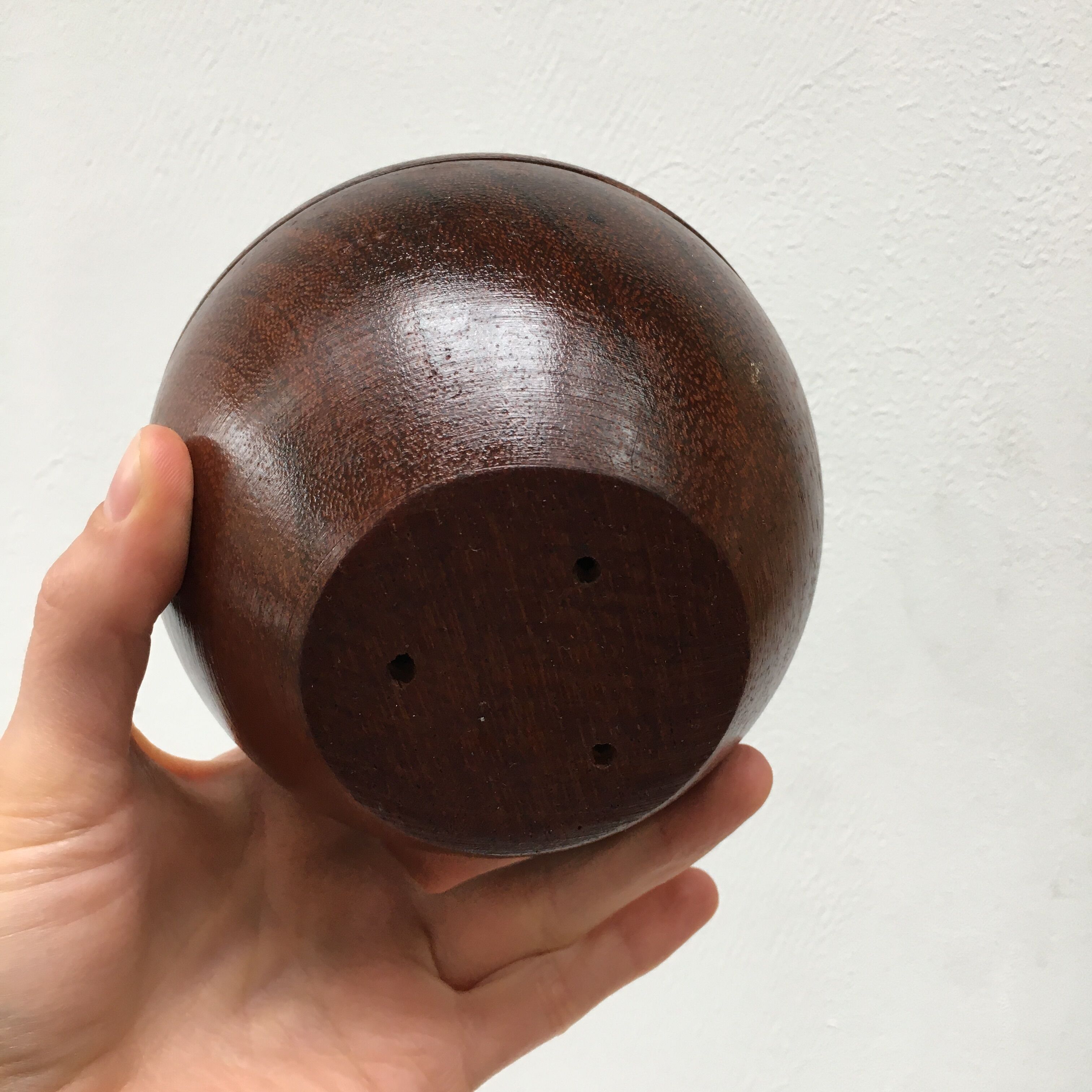 Vintage teak apple box