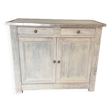 Ancien buffet de campagne en bois massif
