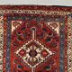 Tapis persan Karaja vintage 189x121 cm en laine, tapis oriental fait main 2485