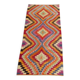 Turkish kilim rug,328x164 cm