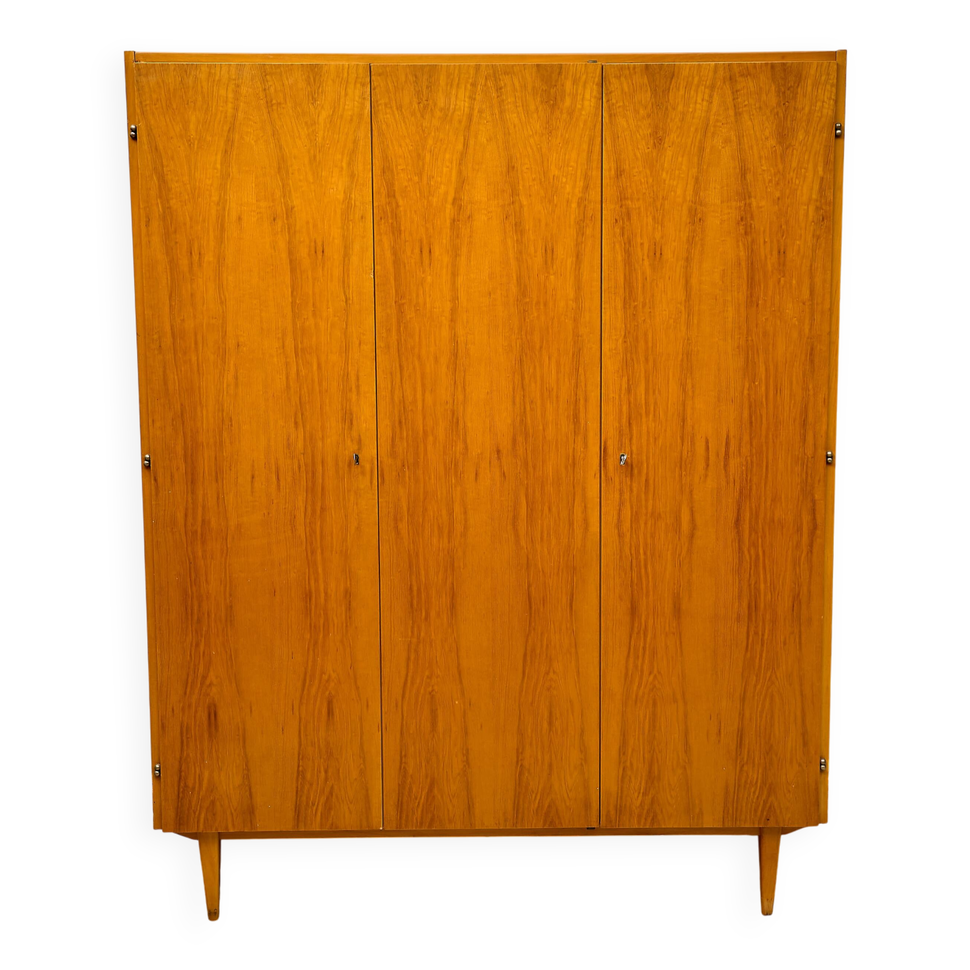 Czechoslovakian Vintage 3-door Wardrobe