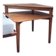 Scandinavian wooden coffee table, side table from the 1960s-1970s.