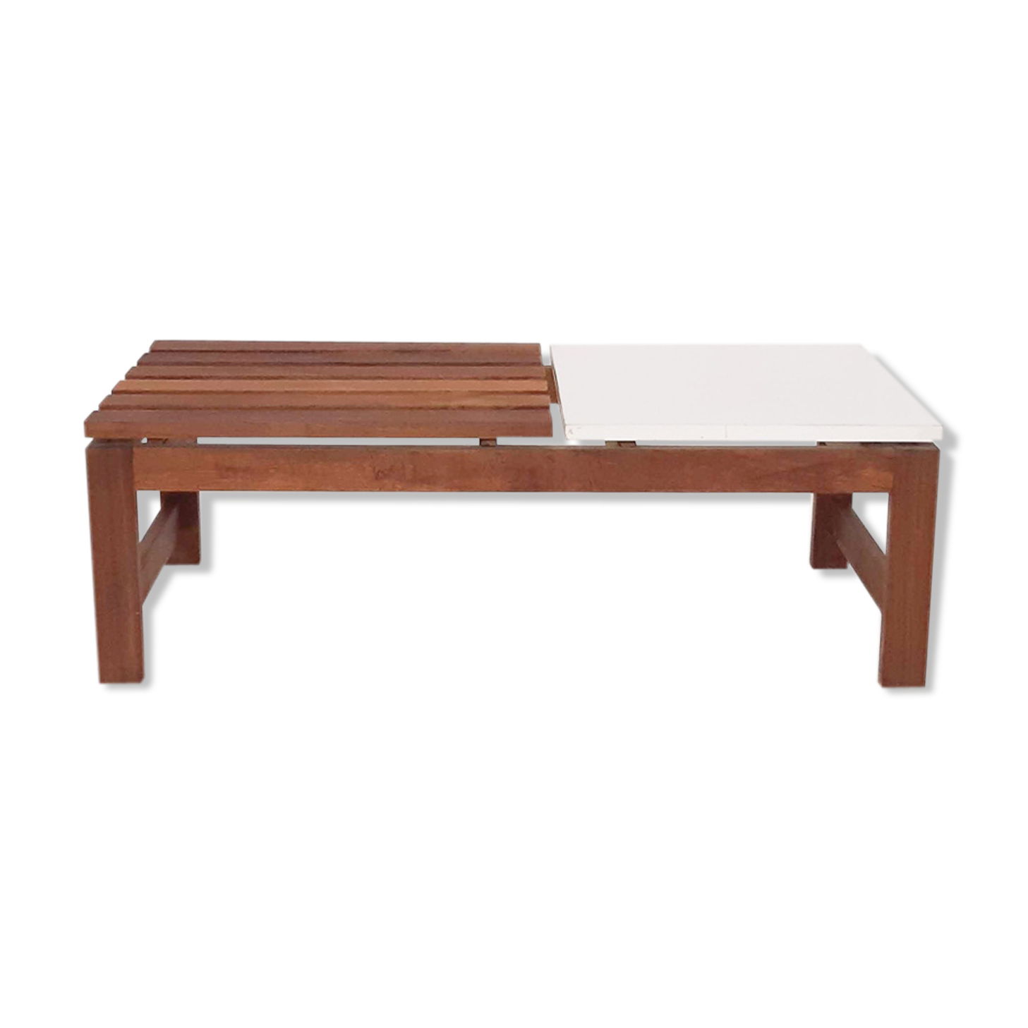 Mid-century slat bench, The Netherlands 1950's