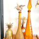 Vintage amber Empoli carafe