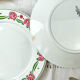 5 flat plates digoin sarreguemines model "mariette"