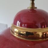 Rondo lamp by Kostka in cracked ceramic