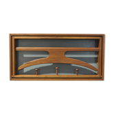 Teak coat rack by Adam Hoff & Poul Ostergaard for Virum, 1950s