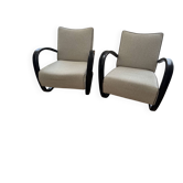 2 Armchairs Model H 269 by Jindrich Halabala, 1930-40s