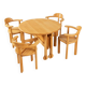 Vintage Dining Room Set, extendable Table and Chairs
