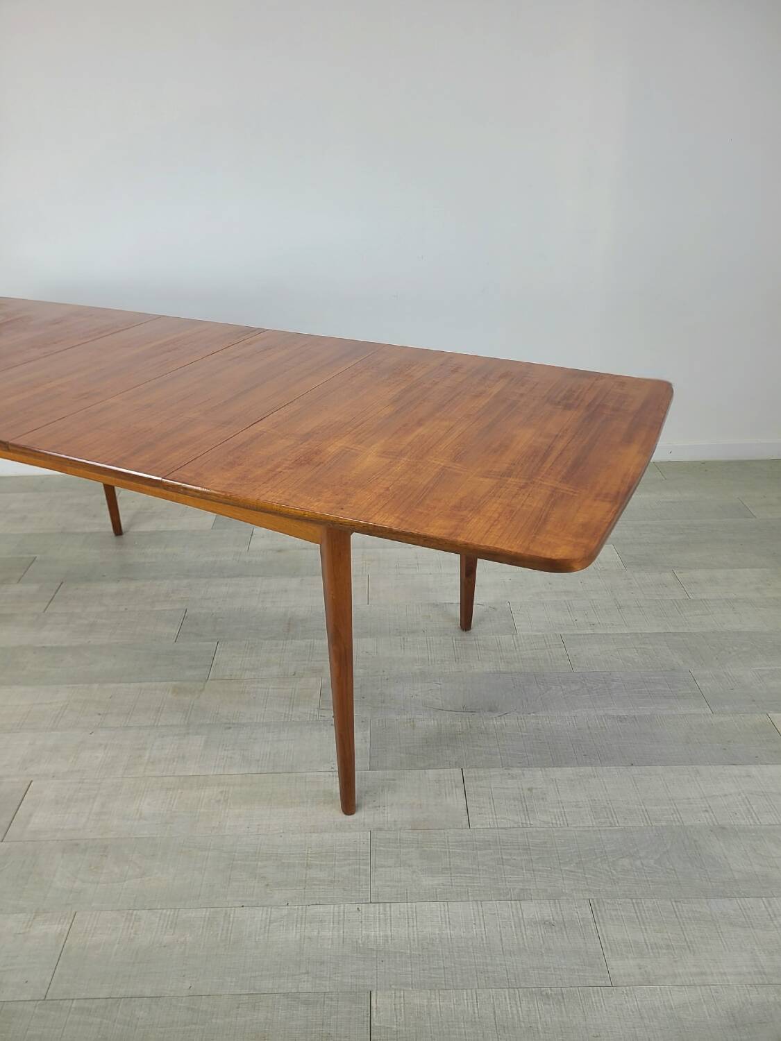 Danish design Scandinavian teak dining table 1960