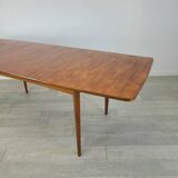 Danish design Scandinavian teak dining table 1960