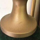 Pair of travertine lamps