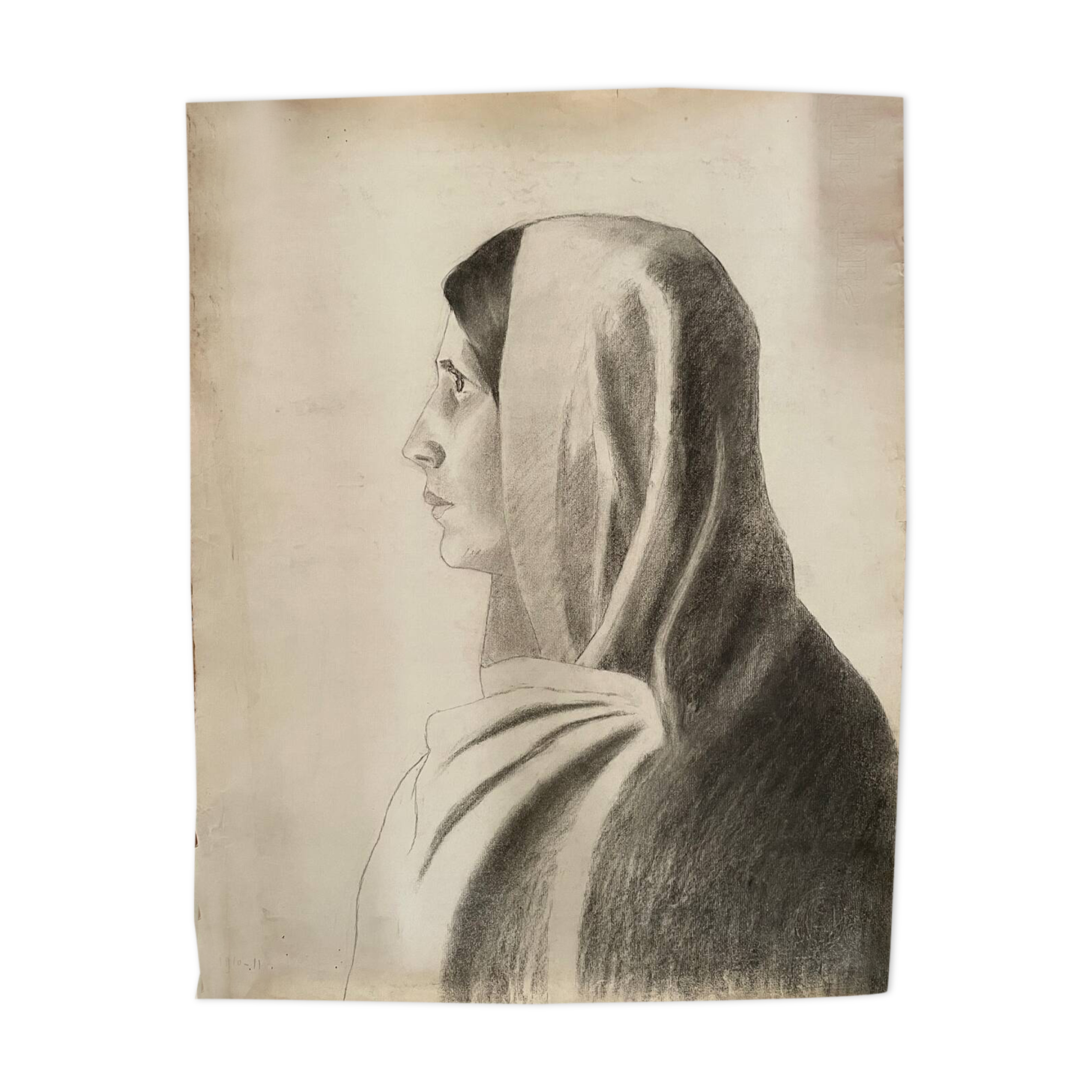 Academic drawing dated November 1910