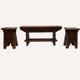 Brutalist set of 2 neo gothic oak stools ( pair ), midcentury , Spain
