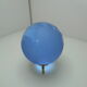 Vintage earth crystal planet earth paper press