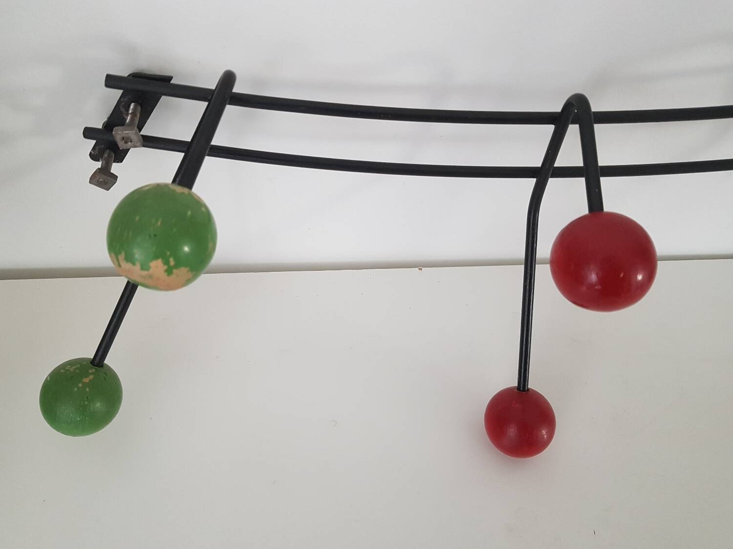 Vintage wall coat rack