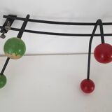 Vintage wall coat rack