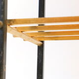 Wooden and metal coffee table